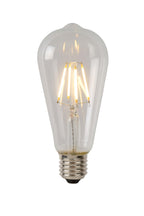 ST64 Class A - Filament lamp - Ø 6.4 cm - LED - E27 - 1x7W 2700K - Transparent