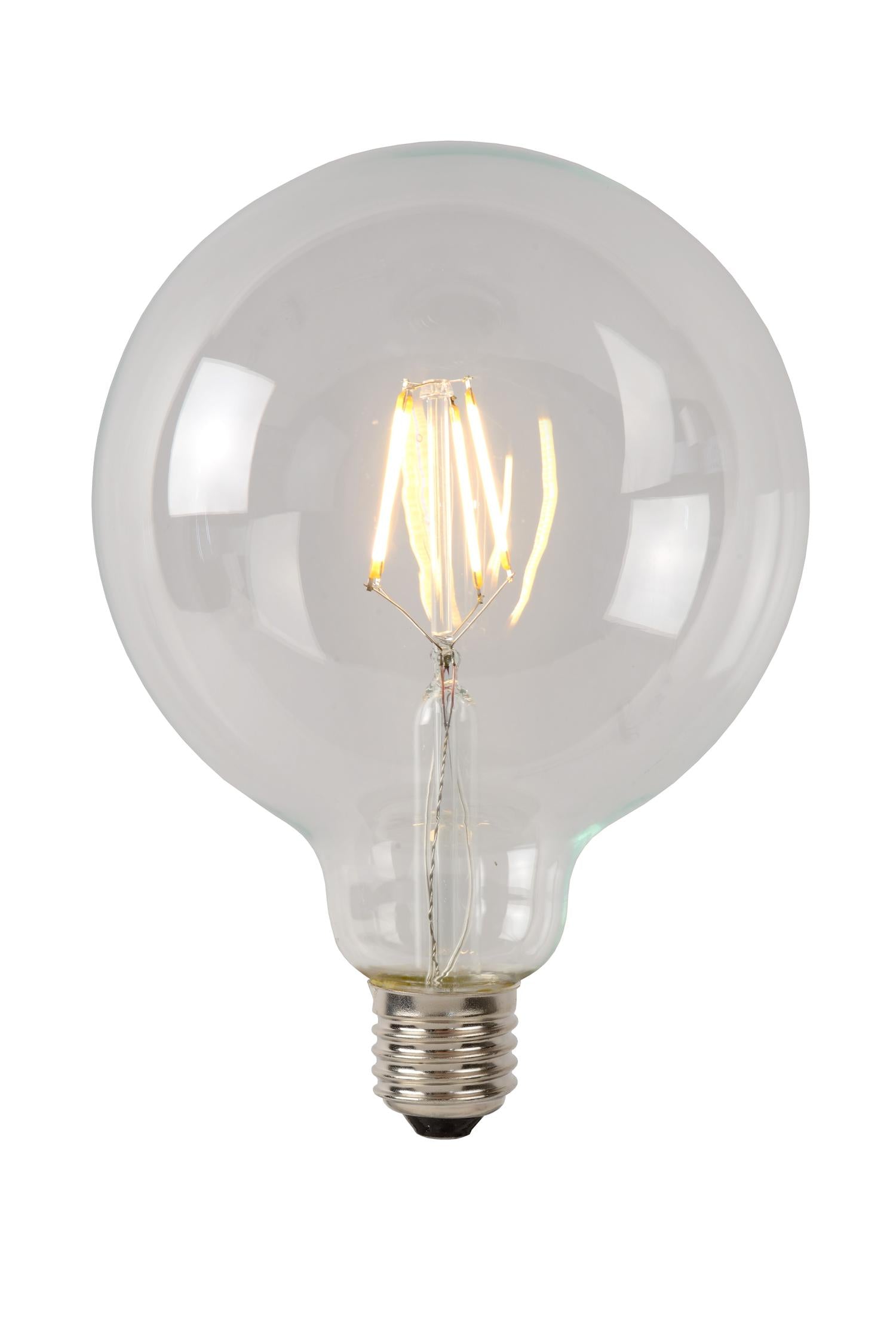 G125 Class B - Filament lamp - Ø 12,5 cm - LED Dimb. - E27 - 1x7W 2700K - Transparant