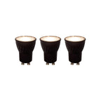 MR11 * 3 - Ampoule LED - Ø 3,5 cm - LED Var. - GU10 (MR11) - 3x3,8W 2700K - Noir - Set de 3