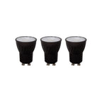 MR11 * 3 - Ampoule LED - Ø 3,5 cm - LED Var. - GU10 (MR11) - 3x3,8W 2700K - Noir - Set de 3