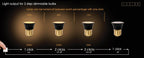 G45 - LED lamp - Ø 4.3 cm - LED 3 StepDim - E27 - 1x5W 2700K - Black