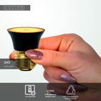 G45 - LED lamp - Ø 4.3 cm - LED 3 StepDim - E27 - 1x5W 2700K - Black