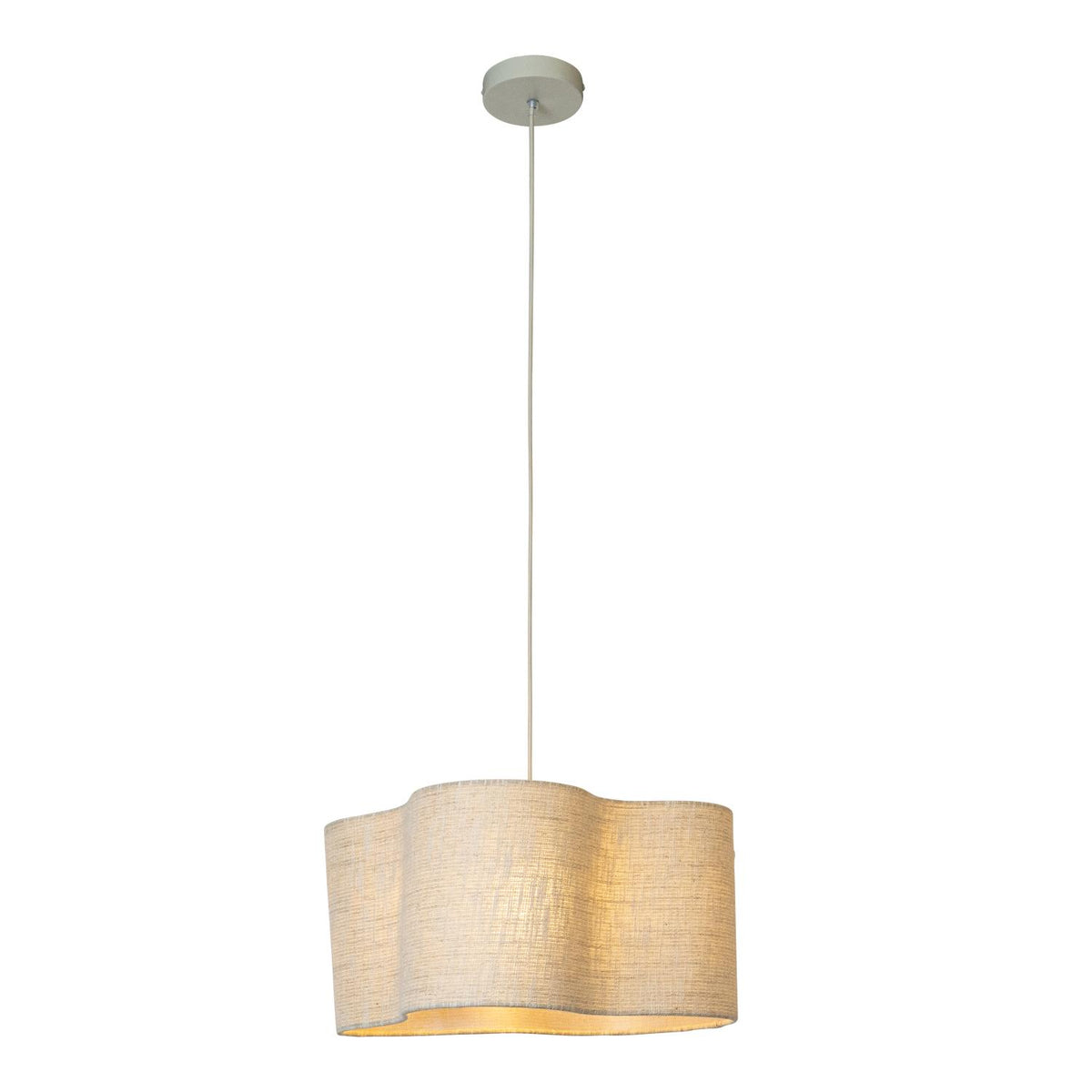 Lucide - CHANTAL - Hanglamp - 1xE27 - Beige - IP20
