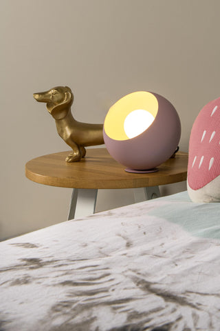 DOREDOS - Tafellamp - Ø 20 cm - 1xE27 - Roze