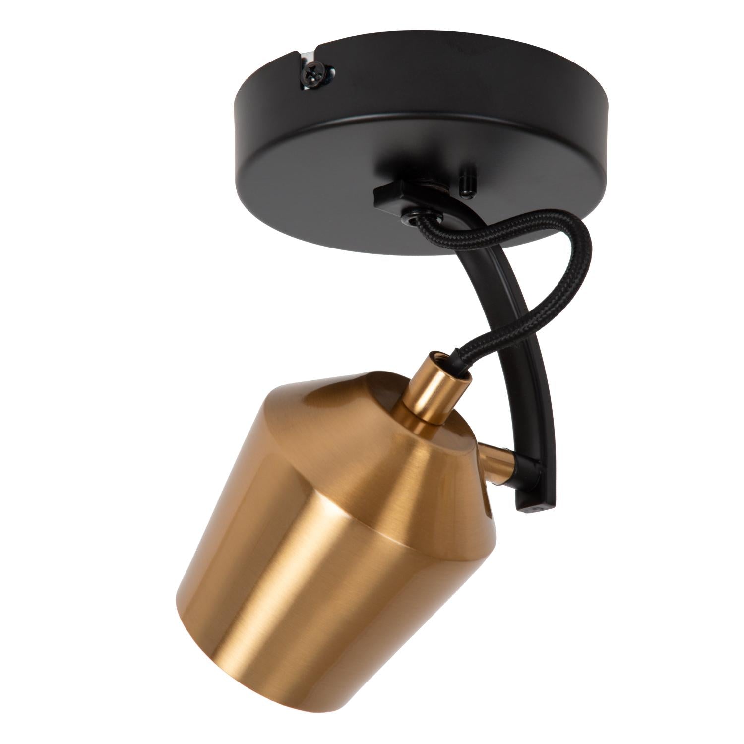 EMILE - Spot plafonnier - Ø 10,5 cm - 1xGU10 - Or mat / Laiton