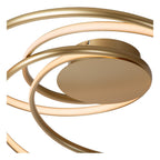 SARDANA - Ceiling light - LED Dimmable - 1x54W 2700K - Matt gold / Brass