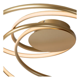 SARDANA - Ceiling light - LED Dimmable - 1x54W 2700K - Matt gold / Brass