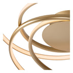SARDANA - Ceiling light - LED Dimmable - 1x54W 2700K - Matt gold / Brass