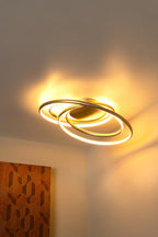 SARDANA - Ceiling light - LED Dimmable - 1x54W 2700K - Matt gold / Brass