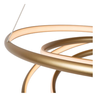SARDANA - Hanglamp - Ø 80 cm - LED Dimb. - 1x74W 2700K - Mat Goud / Messing