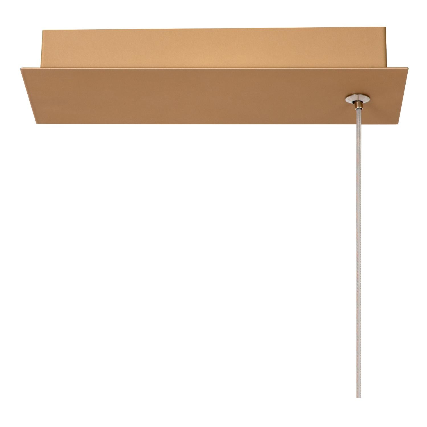 LAMBADA - Hanglamp - LED Dimb. - 1x47W 2700K - Champagne kleur