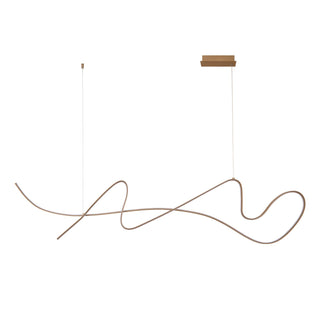 LAMBADA - Hanglamp - LED Dimb. - 1x47W 2700K - Champagne kleur