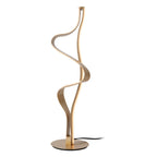 LAMBADA - Table lamp - LED Dimmable - 1x19W 2700K - Matt gold / Brass