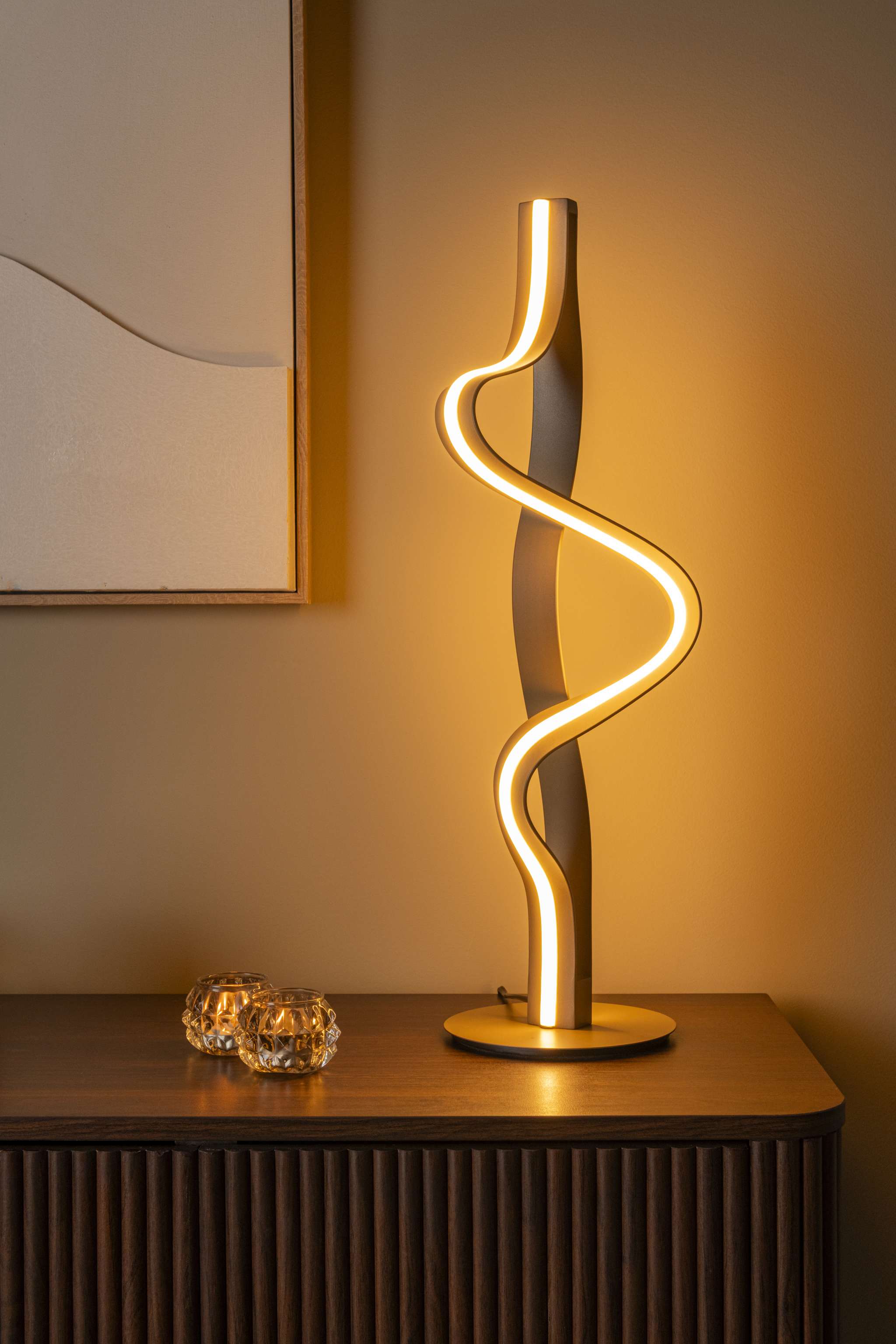 LAMBADA Lampe de table-Champa.-LED Dimm.-19W-2700K-PVC