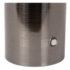 VIVO - Rechargeable table lamp - Battery - Ø 8 cm - LED Dimmable - E27 - 1x1W 2700K - Mat zwart chroom