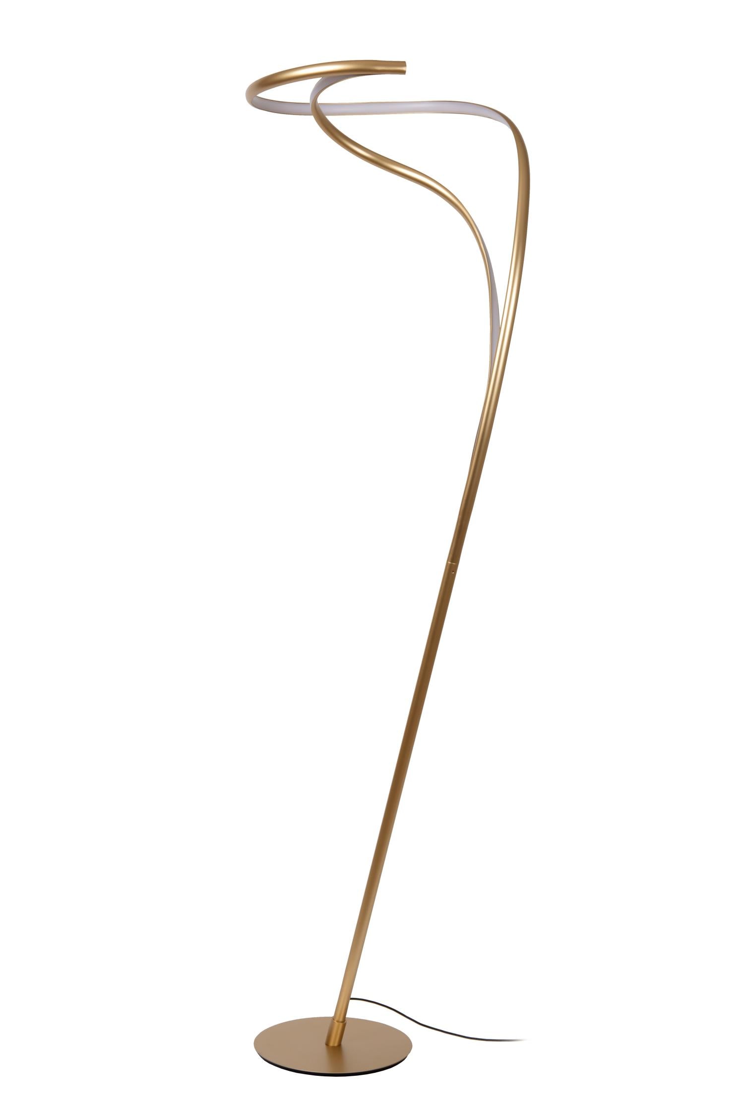 SARDANA - Vloerlamp - Ø 44 cm - LED Dimb. - 1x28W 2700K - Mat Goud / Messing