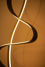 LAMBADA Floor lamp-Matt Gold-LED Dimm.-38W-2700K-PVC