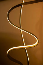 LAMBADA Floor lamp-Matt Gold-LED Dimm.-38W-2700K-PVC