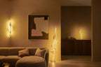 LAMBADA Floor lamp-Matt Gold-LED Dimm.-38W-2700K-PVC