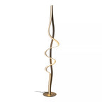 LAMBADA Floor lamp-Matt Gold-LED Dimm.-38W-2700K-PVC