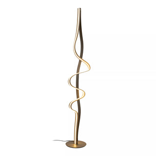 LAMBADA Floor lamp-Matt Gold-LED Dimm.-38W-2700K-PVC