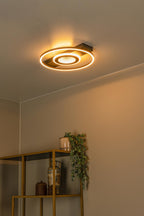 MARCIA - Plafonnier - LED 3 StepDim - 1x32W 2700K - Noir | Essential
