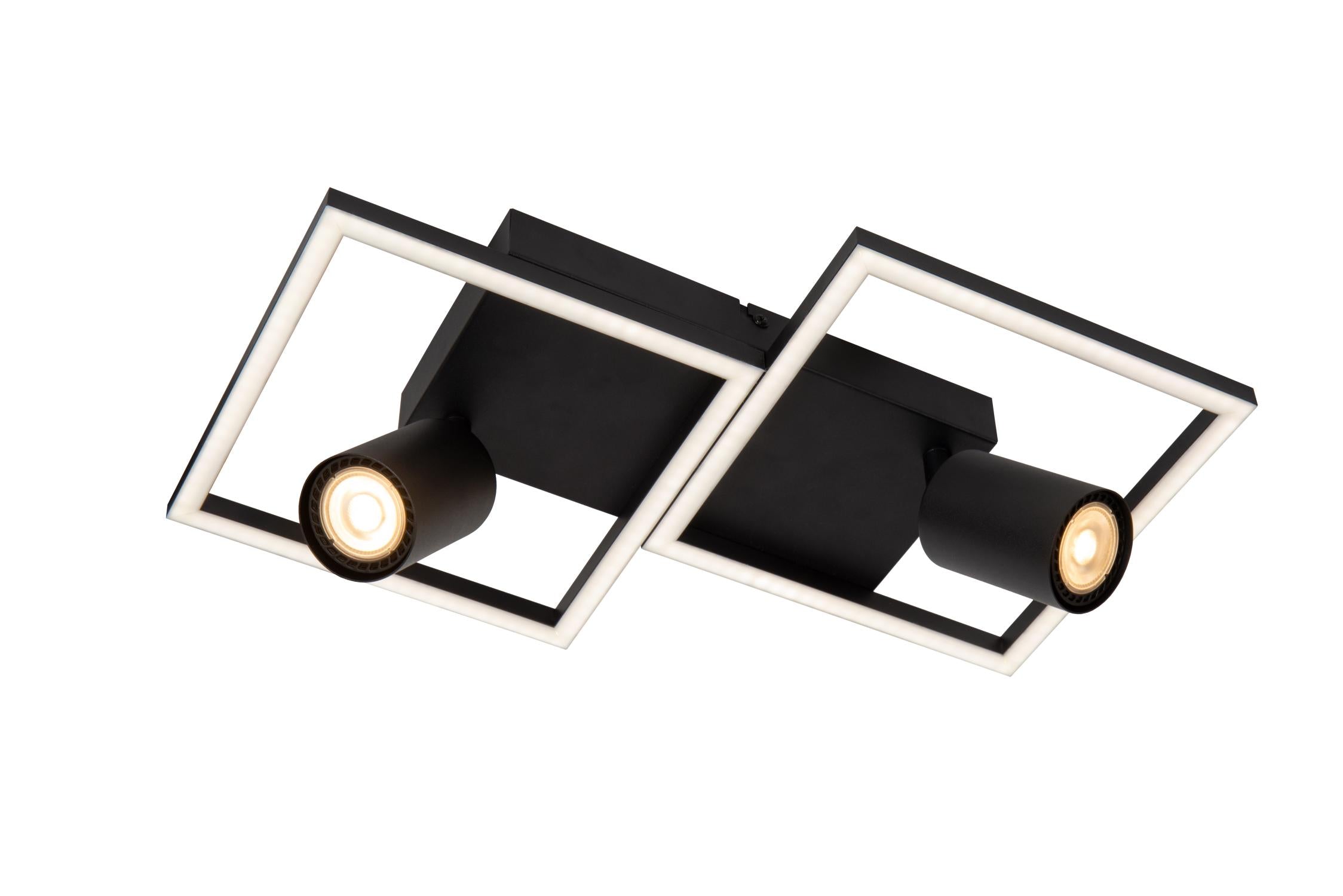 ARIANNE - Ceiling light - LED - 2x Integrated LED - 2xGU10 - CCT - Black