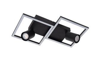 ARIANNE - Ceiling light - LED - 2x Integrated LED - 2xGU10 - CCT - Black