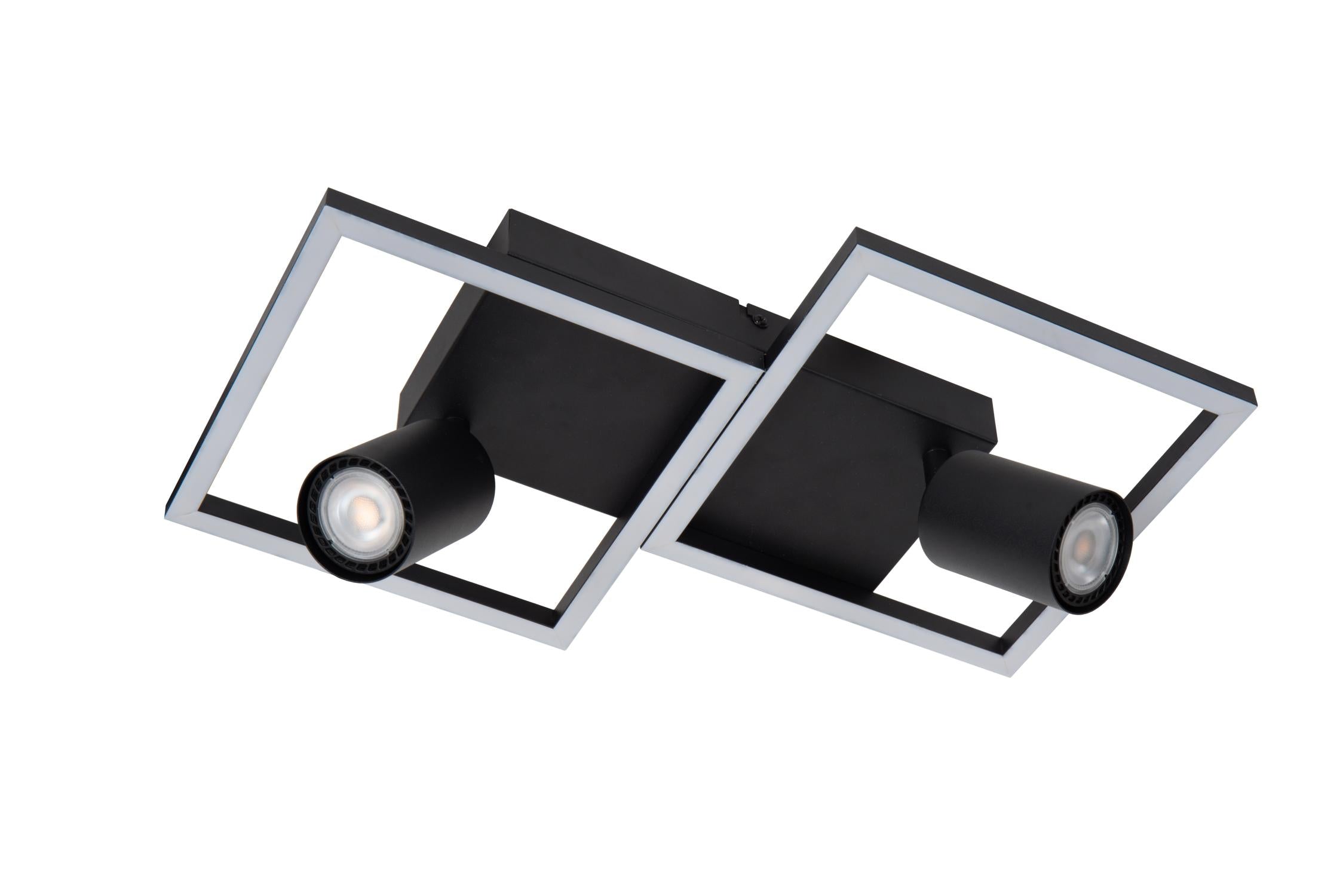 ARIANNE - Ceiling light - LED - 2x Integrated LED - 2xGU10 - CCT - Black