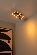 ARIANNE - Ceiling light - LED - 2x Integrated LED - 2xGU10 - CCT - Black