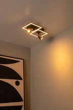 ARIANNE - Ceiling light - LED - 2x Integrated LED - 2xGU10 - CCT - Black