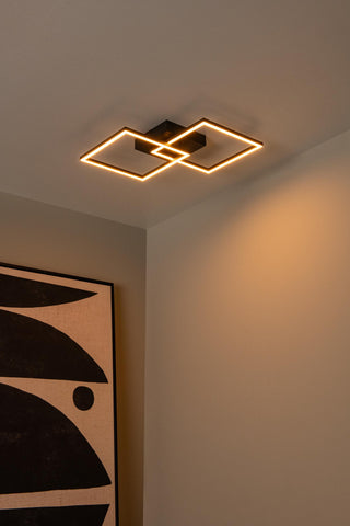 ARIANNE - Ceiling light - LED - CCT - 1x23W 2700K/4000K - Black