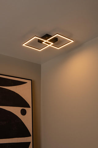 ARIANNE - Ceiling light - LED - CCT - 1x23W 2700K/4000K - Black