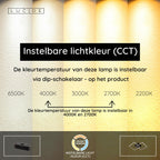 ARIANNE - Ceiling light - LED - CCT - 1x23W 2700K/4000K - Black