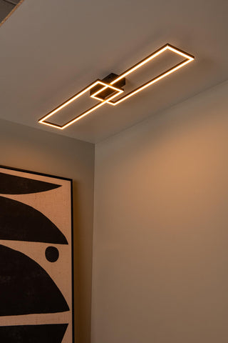ARIANNE - Plafonnier - LED - CCT - 1x23W 2700K/4000K - Noir