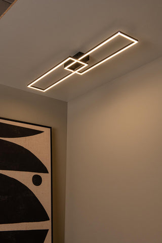ARIANNE - Plafonnier - LED - CCT - 1x23W 2700K/4000K - Noir