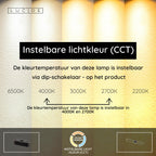 ARIANNE - Plafonnier - LED - CCT - 1x23W 2700K/4000K - Noir