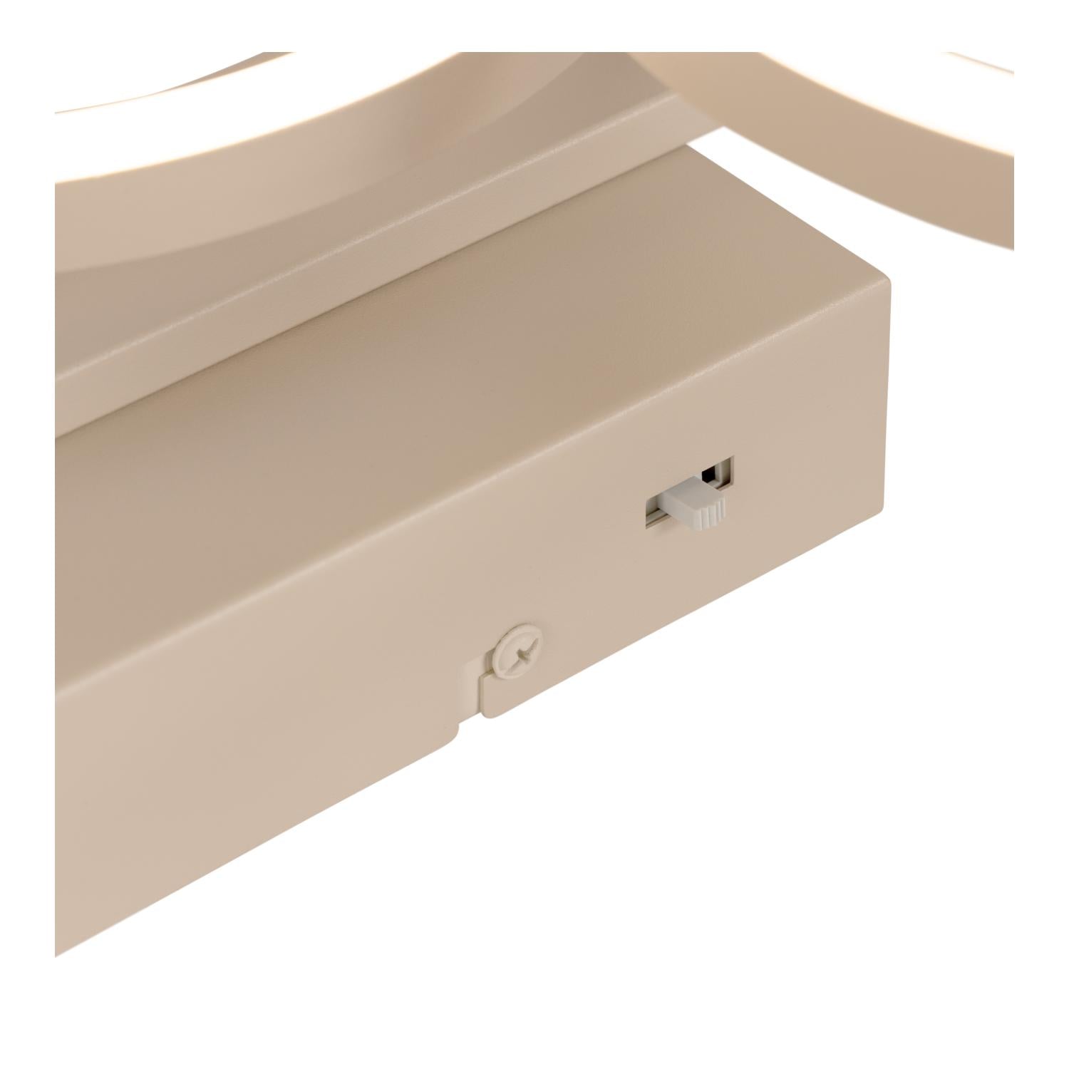 NICOLA - Ceiling light - LED - CCT - 1x37W 2700K/4000K - Taupe | Essential