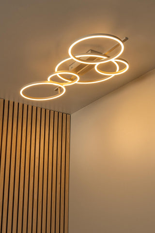 NICOLA - Ceiling light - LED - CCT - 1x37W 2700K/4000K - Taupe | Essential