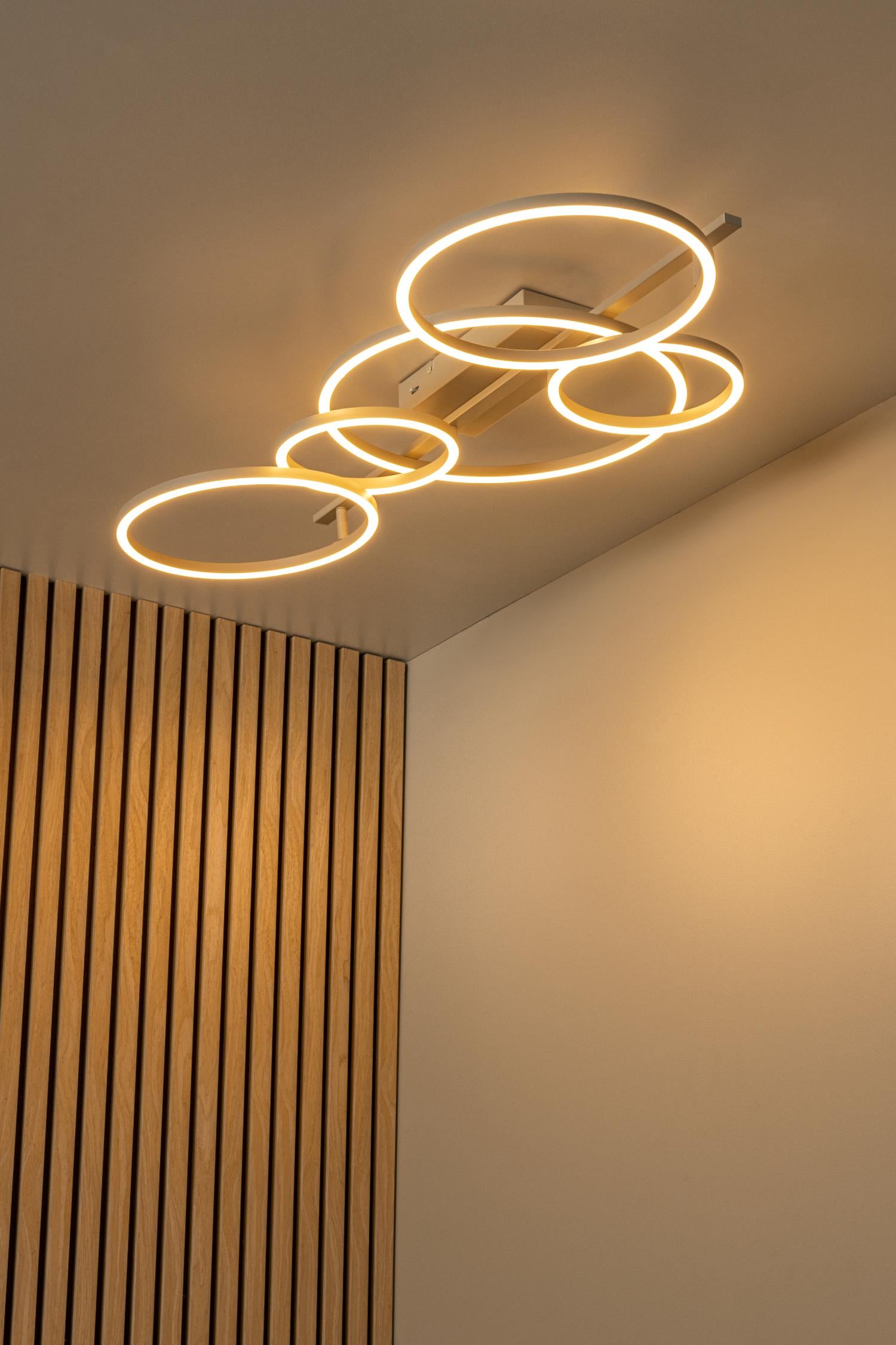 NICOLA - Ceiling light - LED - CCT - 1x37W 2700K/4000K - Taupe | Essential