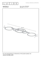 NICOLA - Ceiling light - LED - CCT - 1x37W 2700K/4000K - Taupe | Essential