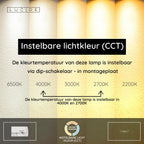 NICOLA - Ceiling light - LED - CCT - 1x37W 2700K/4000K - Taupe | Essential