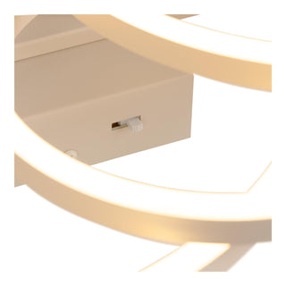 NICOLA - Plafonnier - LED - CCT - 1x37W 2700K/4000K - Taupe | Essential