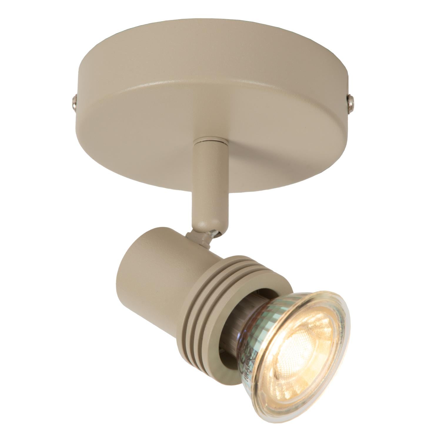 KIANTI - Spot plafonnier - Ø 10 cm - 1xGU10 - Taupe