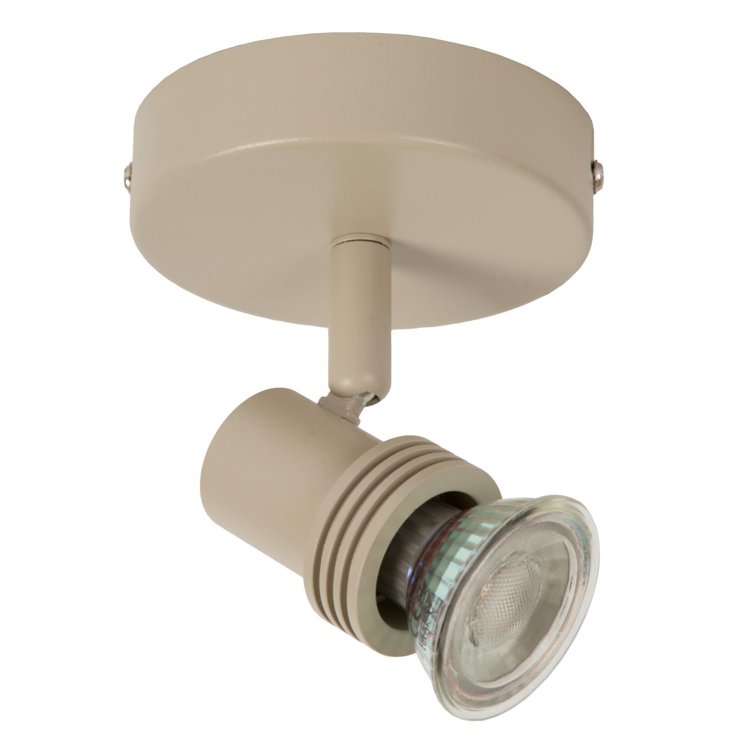 KIANTI - Spot plafonnier - Ø 10 cm - 1xGU10 - Taupe