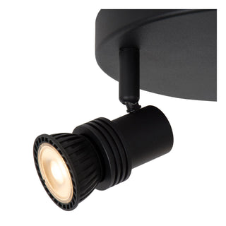KIANTI - Spot plafonnier - Ø 21 cm - 3xGU10 - Noir