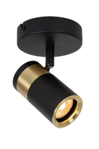 GORIK - Spot plafonnier - 1xGU10 - Noir