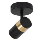 GORIK - Spot plafonnier - 1xGU10 - Noir