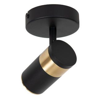 GORIK - Spot plafonnier - 1xGU10 - Noir