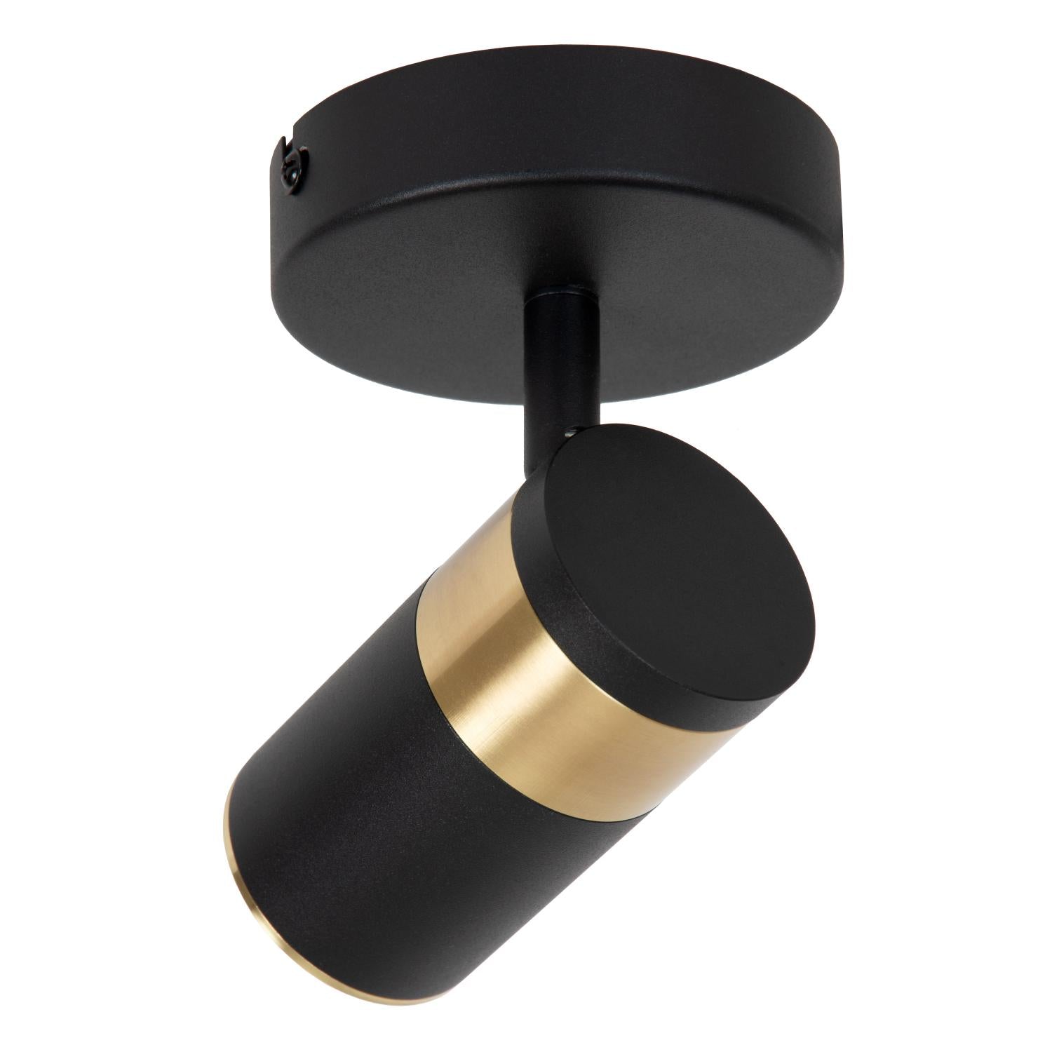 GORIK - Spot plafonnier - 1xGU10 - Noir